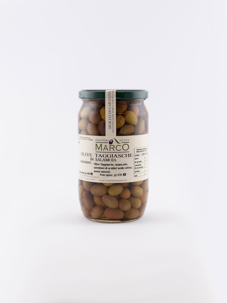 Olive taggiasche in salamoia 450 g
