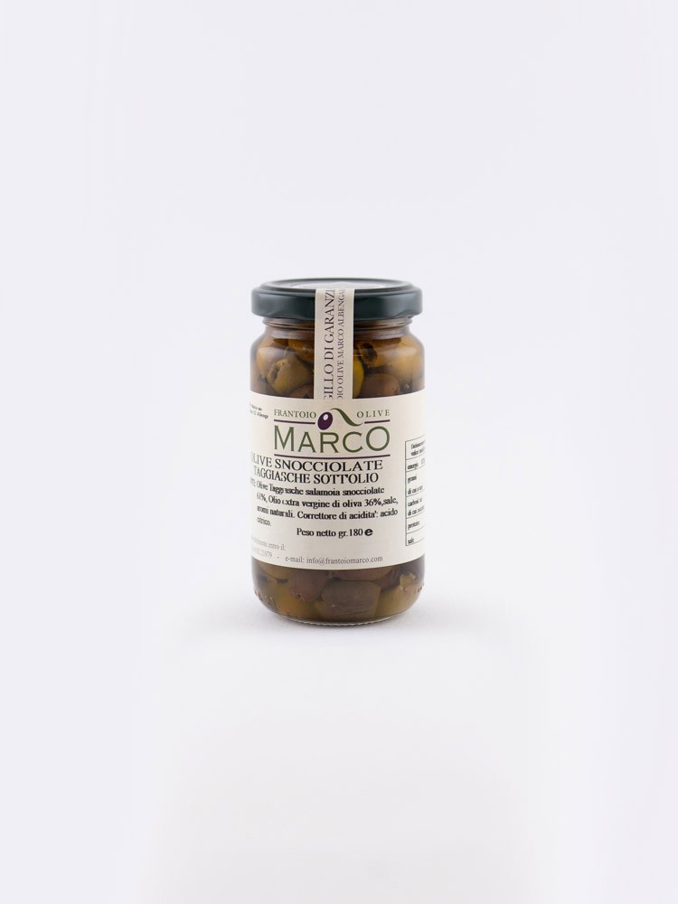 Olive snocciolate sott'olio 180 g