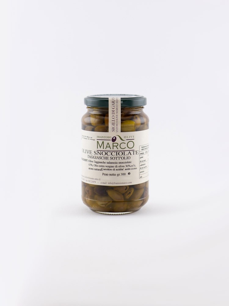 Olive snocciolate sott'olio 300 g