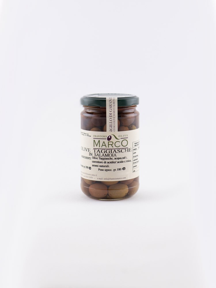 Olive taggiasche in salamoia 180 g