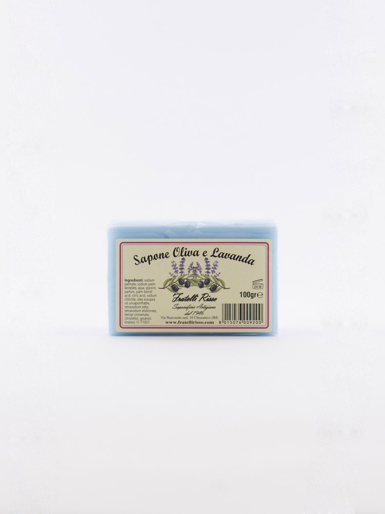 Saponetta olio di oliva e lavanda 100 g