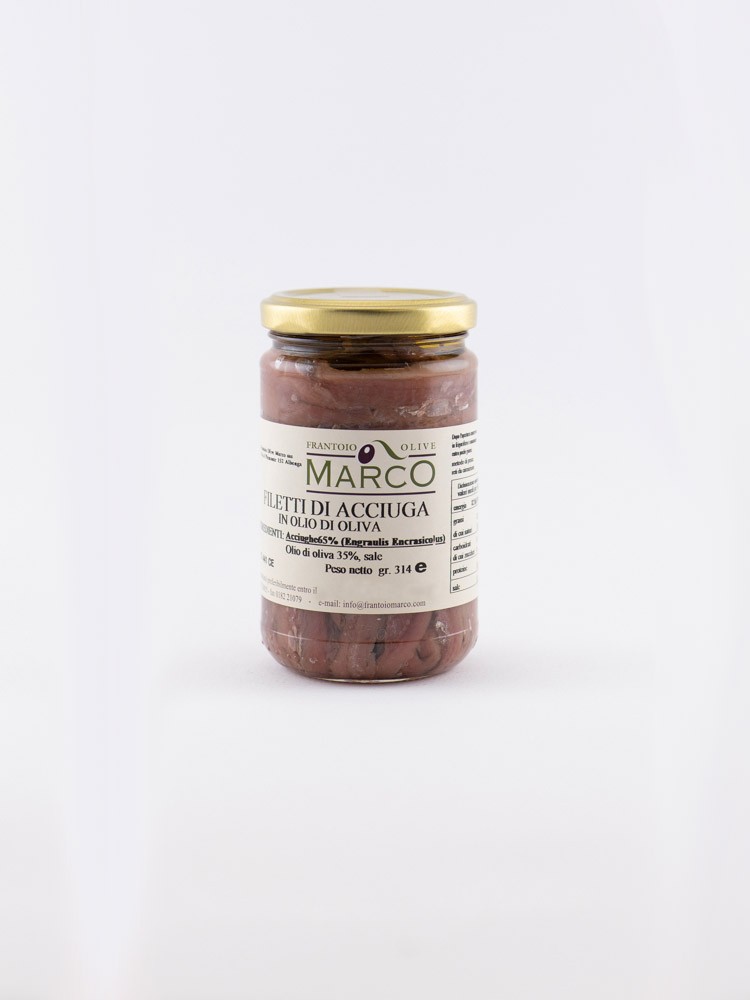 Filetti di acciughe sott'olio 314 g