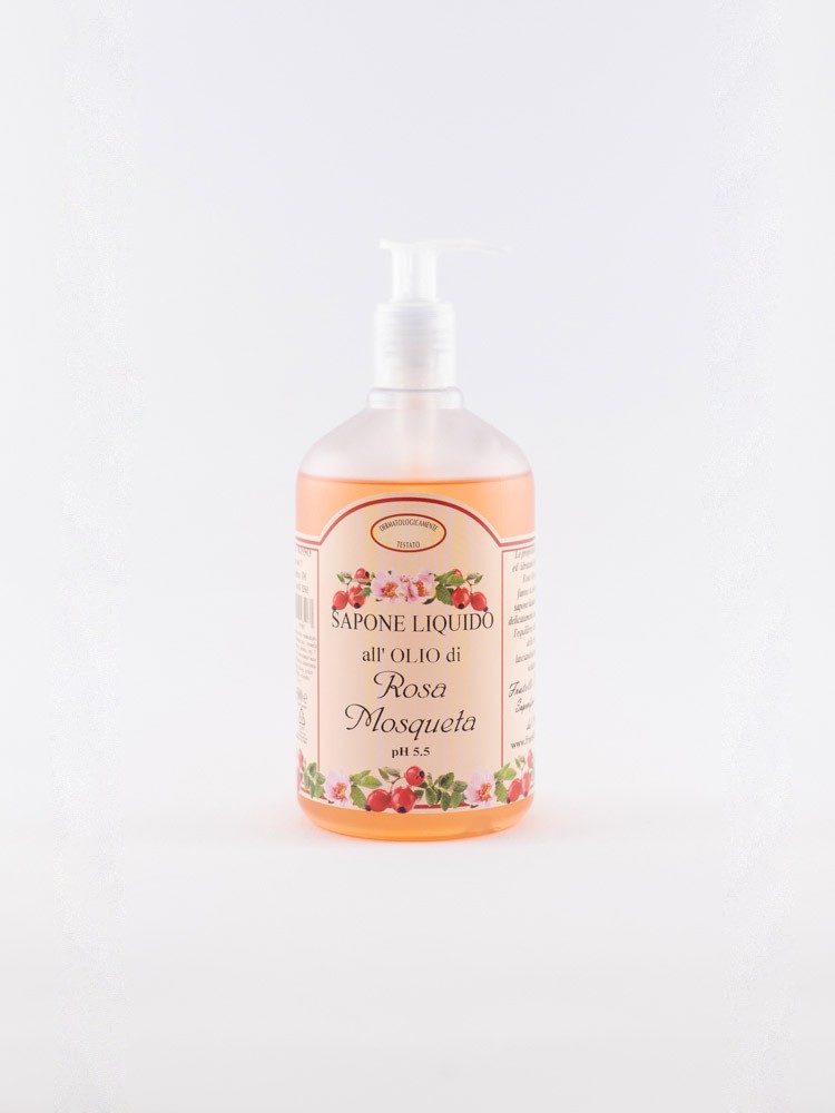 Sapone liquido olio di rosa mosqueta 500 ml