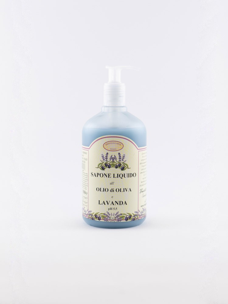 Sapone liquido olio di oliva e lavanda 500 ml