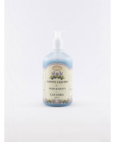 Sapone liquido olio di oliva e lavanda 500 ml